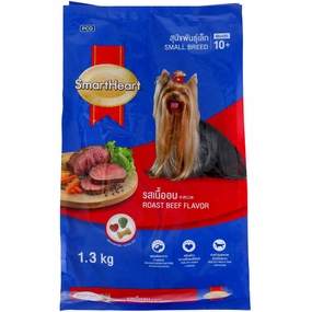 Smartheart Small Breed Roast Beef Flavor Adult Dry Dog Food 1.3kg dog sweater dog tuxedo dog dress holiday dog outfit dog birthday shirt