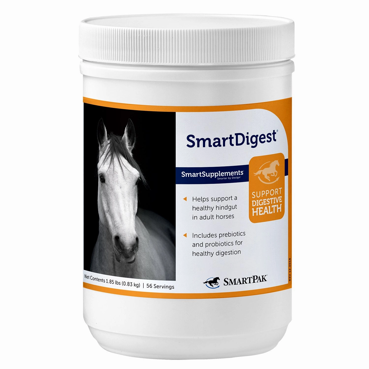 SmartPak SmartDigest Powder Digestive Supplement for Horses poultry remedies poultry supplement goat vitamins sheep probiotics animal health boost