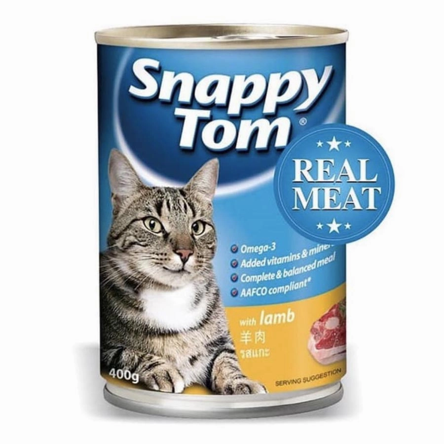 Snappy Tom Cat Real Meat Lamb 400g