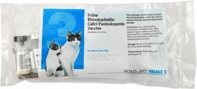 Solo-Jec Feline 3 Cat Vaccine, Single Dose cat grooming cat shampoo cat conditioner cat comb cat grooming glove