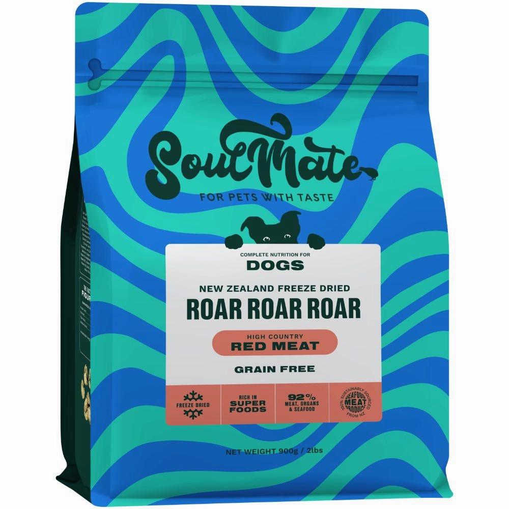 SoulMate Roar Roar Roar New Zealand Red Meat Grain Free Freeze Dried Dog Food horse supplement horse vitamins animal probiotics livestock digestive aid horse immune booster