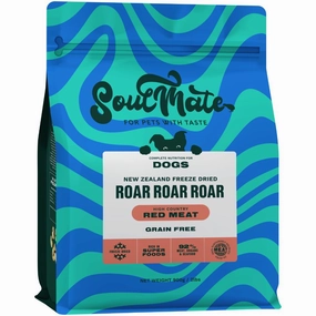 SoulMate Roar Roar Roar New Zealand Red Meat Grain Free Freeze Dried Dog Food horse supplement horse vitamins animal probiotics livestock digestive aid horse immune booster
