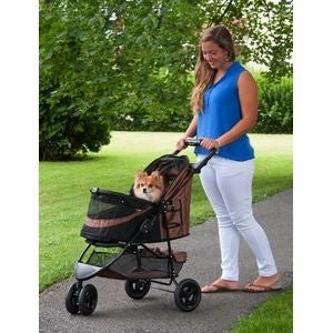 Special Edition NO-ZIP Pet Stroller in Chocolate