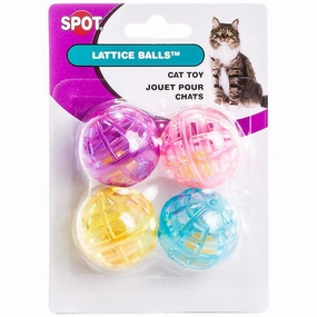 SPOT Ethical Pet Lattice Balls Cat Toy cat treats toys for cats cat hair remover cat cleaning supplies cat food bowl