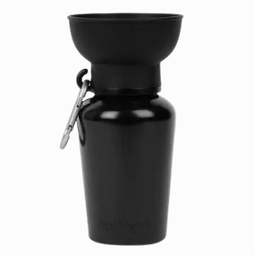 Springer Flip 20oz Dog Travel Water Bottle - Black dog pain relief hip joint supplement senior dog care pet arthritis aid dog skin supplement
