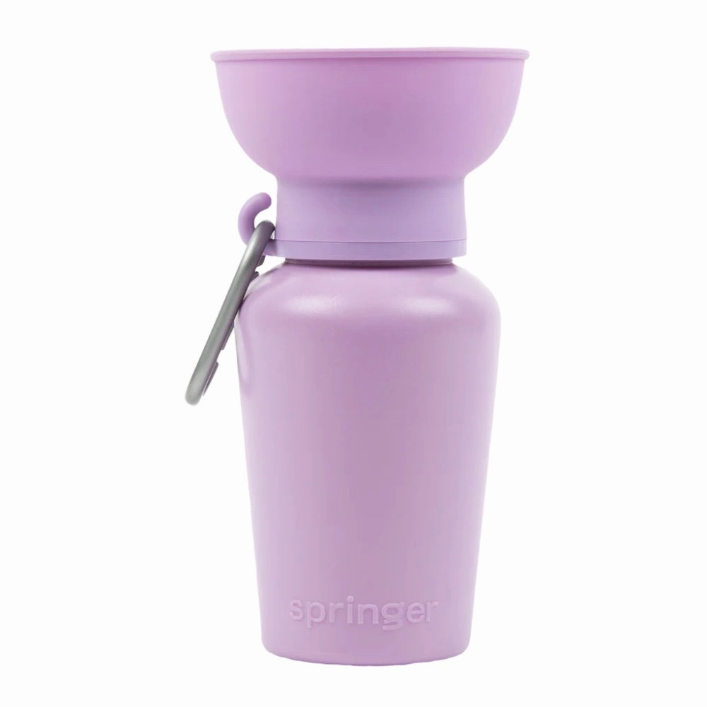 Springer Flip Dog Travel Water Bottle 590ml (Oat)