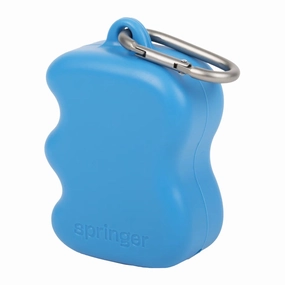 Springer Silicone Dog Treat Dispenser (Blueberry) dog bones rawhide chew sticks dog jerky bacon bone