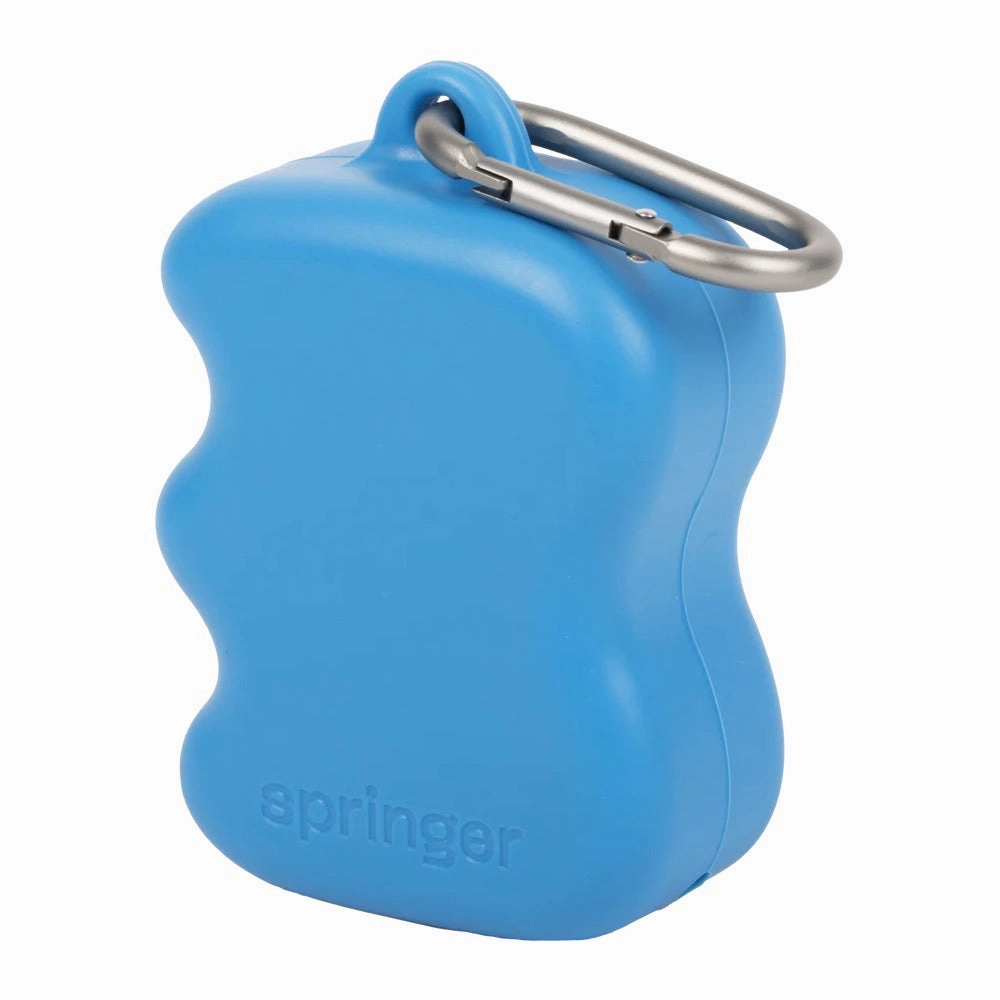 Springer Silicone Dog Treat Dispenser (Blueberry) dog bones rawhide chew sticks dog jerky bacon bone