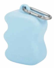 Springer Silicone Dog Treat Dispenser Pouch - Light Blue dog pain relief hip joint supplement senior dog care pet arthritis aid dog skin supplement