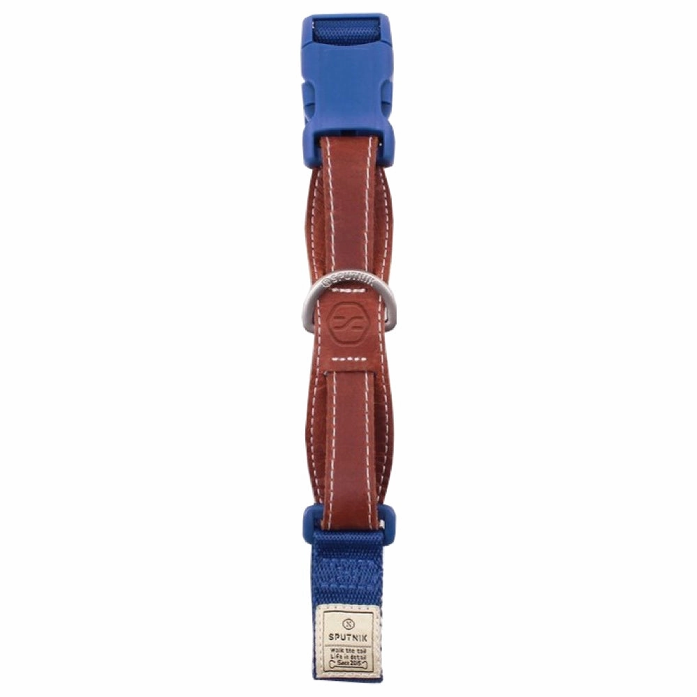 Sputnik Nylon Dog Collar (Blue)