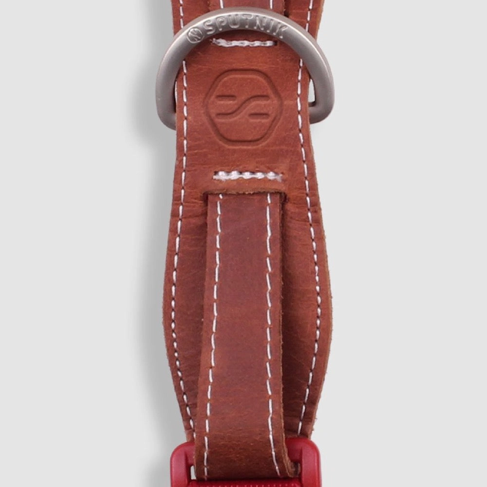 Sputnik Nylon Dog Collar (Red)