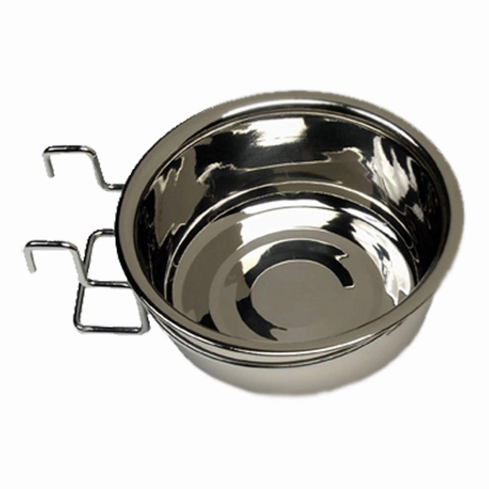 SS Bowl / Coop Cup with Wire Holders & Hook, 64 oz cat scratchers cat towers cat window perch cat heating pad cat calming spray