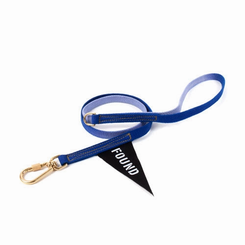 Standard Cotton Webbing Dog Leash: Egg Blue Violet