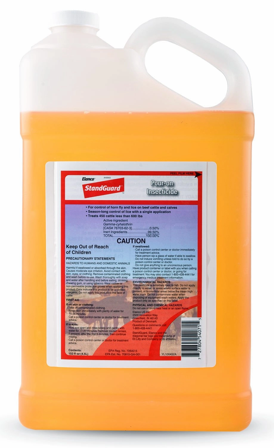 StandGuard Pour-On Insecticide for Fly Control