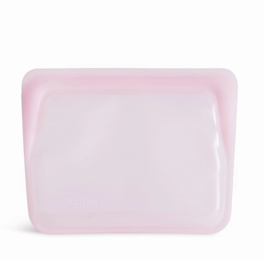 Stasher Reusable Silicon Bag for Dog Treats, Stand-Up Bag Mini