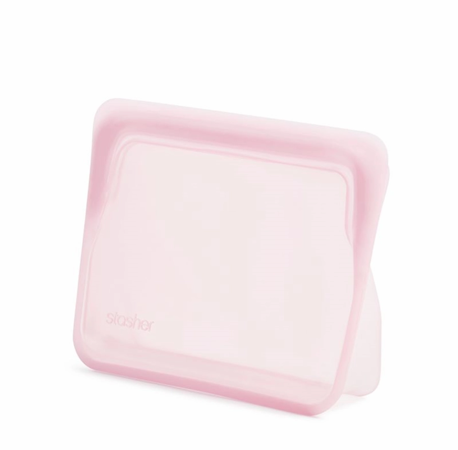 Stasher Reusable Silicon Bag for Dog Treats, Stand-Up Bag Mini