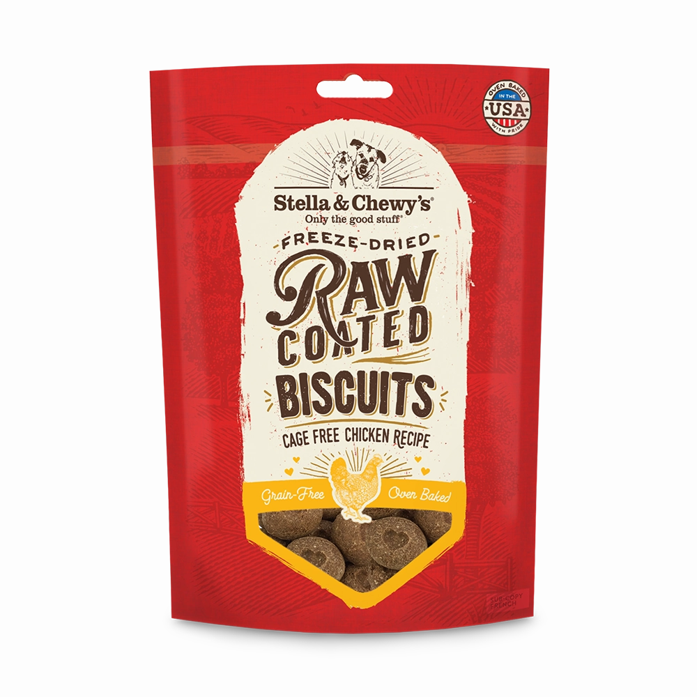 Stella & Chewy's Dog Raw Coated Biscuits - Cage-Free Chicken 255g