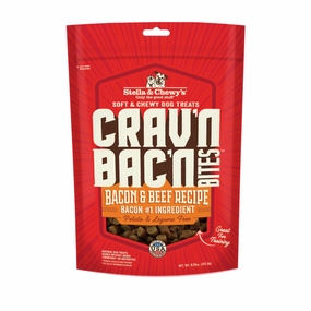 Stella & Chewys Crav'n Bac'n Bites Bacon & Beef Dog Treats 8.25oz chicken fence goat pen animal fencing electric fencing portable livestock fence