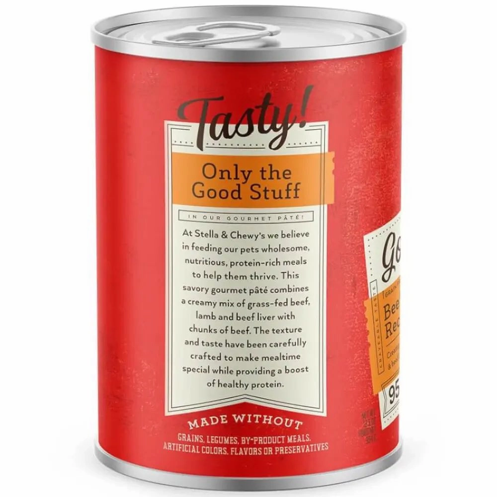 Stella & Chewys Gourmet Pate Chicken & Chicken Liver Recipe Grain-Free Canned Dog Food 12.5oz