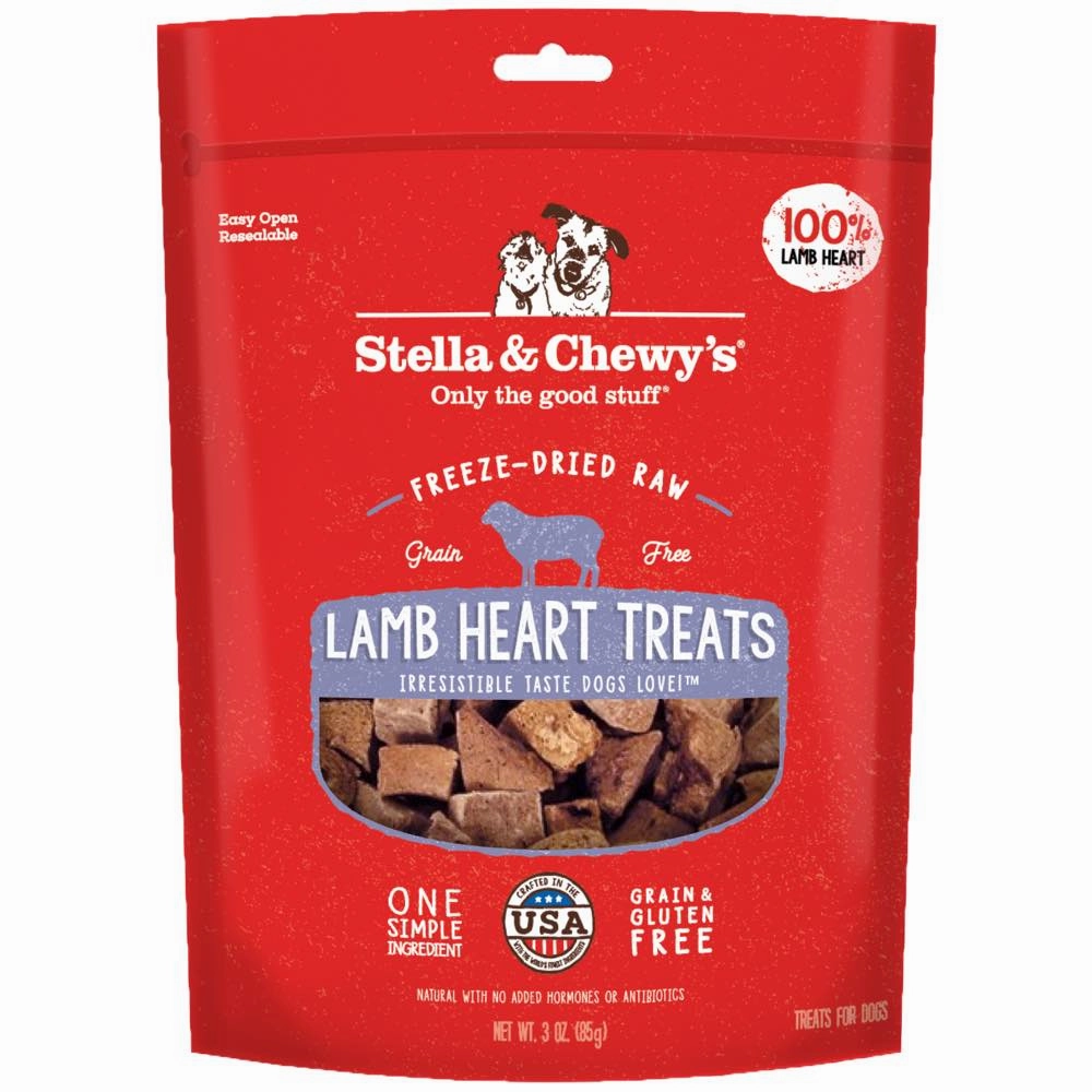 Stella & Chewys Lamb Heart Single Ingredient Grain-Free Freeze-Dried Dog Treats 3oz (Exp 26Nov25) chicken fence goat pen animal fencing electric fencing portable livestock fence