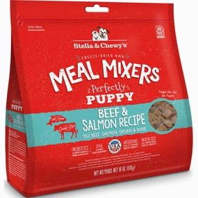 Stella & Chewys Perfectly Puppy Beef & Salmon Meal Mixers Grain-Free Freeze-Dried Raw Dog Food 18oz horse supplement horse vitamins animal probiotics livestock digestive aid horse immune booster