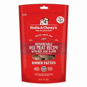 Stella & Chewys Remarkable Red Meat Dinner Patties Grain-Free Freeze-Dried Raw Dog Food horse supplement horse vitamins animal probiotics livestock digestive aid horse immune booster