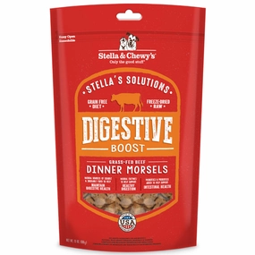 Stella & Chewys Stellas Solutions Digestive Boost Beef Grain-Free Freeze-Dried Raw Dog Food horse supplement horse vitamins animal probiotics livestock digestive aid horse immune booster