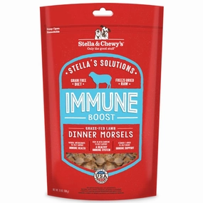Stella & Chewys Stellas Solutions Immune Boost Lamb Grain-Free Freeze-Dried Raw Dog Food 13oz (Exp 19Dec25) horse supplement horse vitamins animal probiotics livestock digestive aid horse immune booster