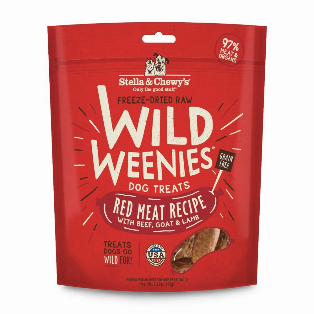 Stella & Chewys Wild Weenies Red Meat Recipe Grain-Free Freeze-Dried Raw Dog Treats 3.25oz (Exp 18Oct25) chicken fence goat pen animal fencing electric fencing portable livestock fence