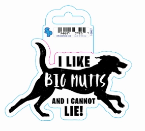 Sticker - Large - Dog Sayings - Like Big Mutts dog pain relief hip joint supplement senior dog care pet arthritis aid dog skin supplement