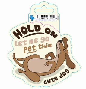 Sticker - Large - Dog Sayings - Pet Cute Dogs dog pain relief hip joint supplement senior dog care pet arthritis aid dog skin supplement