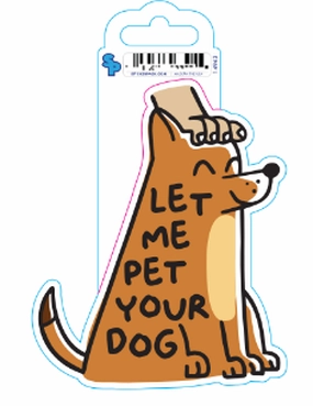 Sticker - Large - Let Me Pet dog pain relief hip joint supplement senior dog care pet arthritis aid dog skin supplement