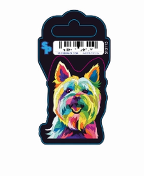 Sticker - Small - Color Patches - Yorkshire Terrier dog pain relief hip joint supplement senior dog care pet arthritis aid dog skin supplement