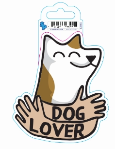 Sticker - Small - Dog Lover dog pain relief hip joint supplement senior dog care pet arthritis aid dog skin supplement