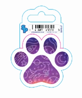 Sticker - Small - Dog Paw - Space Pup dog pain relief hip joint supplement senior dog care pet arthritis aid dog skin supplement