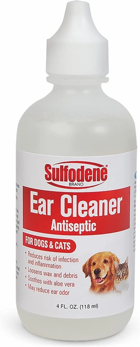 Sulfodene Ear Cleaner Antiseptic for Dogs and Cats cat grooming cat shampoo cat conditioner cat comb cat grooming glove