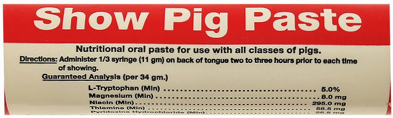 Sullivan's Show Pig Paste