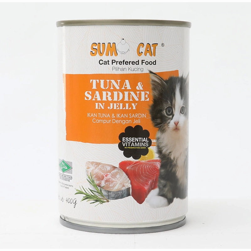 Sumo Cat Tuna and Sardine in Jelly 400g