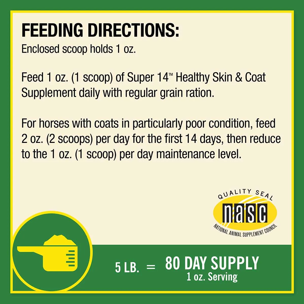 Super 14 Powder for Horses, 5 lb (Improved Formula)