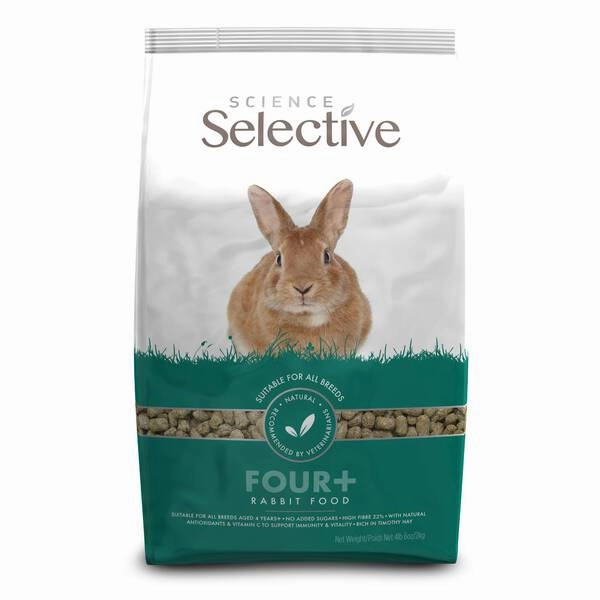 Supreme Science Selective 4  Rabbit Mature 2kg cat vitamins cat digestive aid cat immune support cat joint supplement cat skin supplement