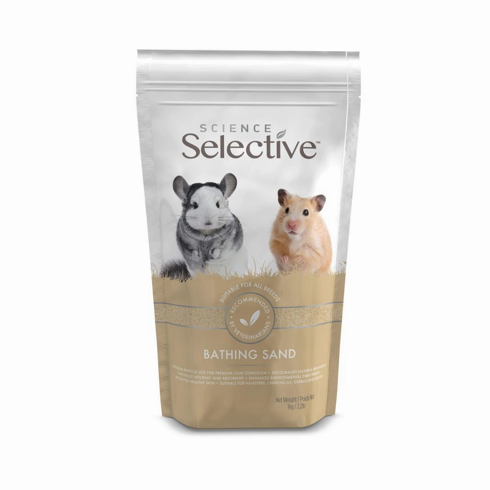Supreme Science Selective Bathing Sand 1kg puppy starter kit puppy crate puppy collar puppy pee pad puppy food