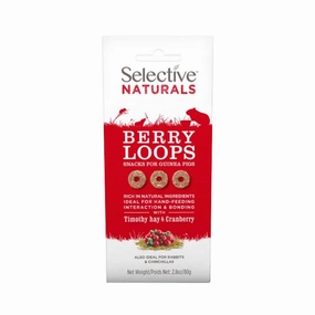 Supreme Science Selective Berry Loops with Timothy Hay & Cranberry 80g cat vitamins cat digestive aid cat immune support cat joint supplement cat skin supplement