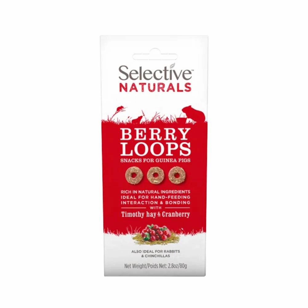 Supreme Science Selective Berry Loops with Timothy Hay & Cranberry 80g cat vitamins cat digestive aid cat immune support cat joint supplement cat skin supplement