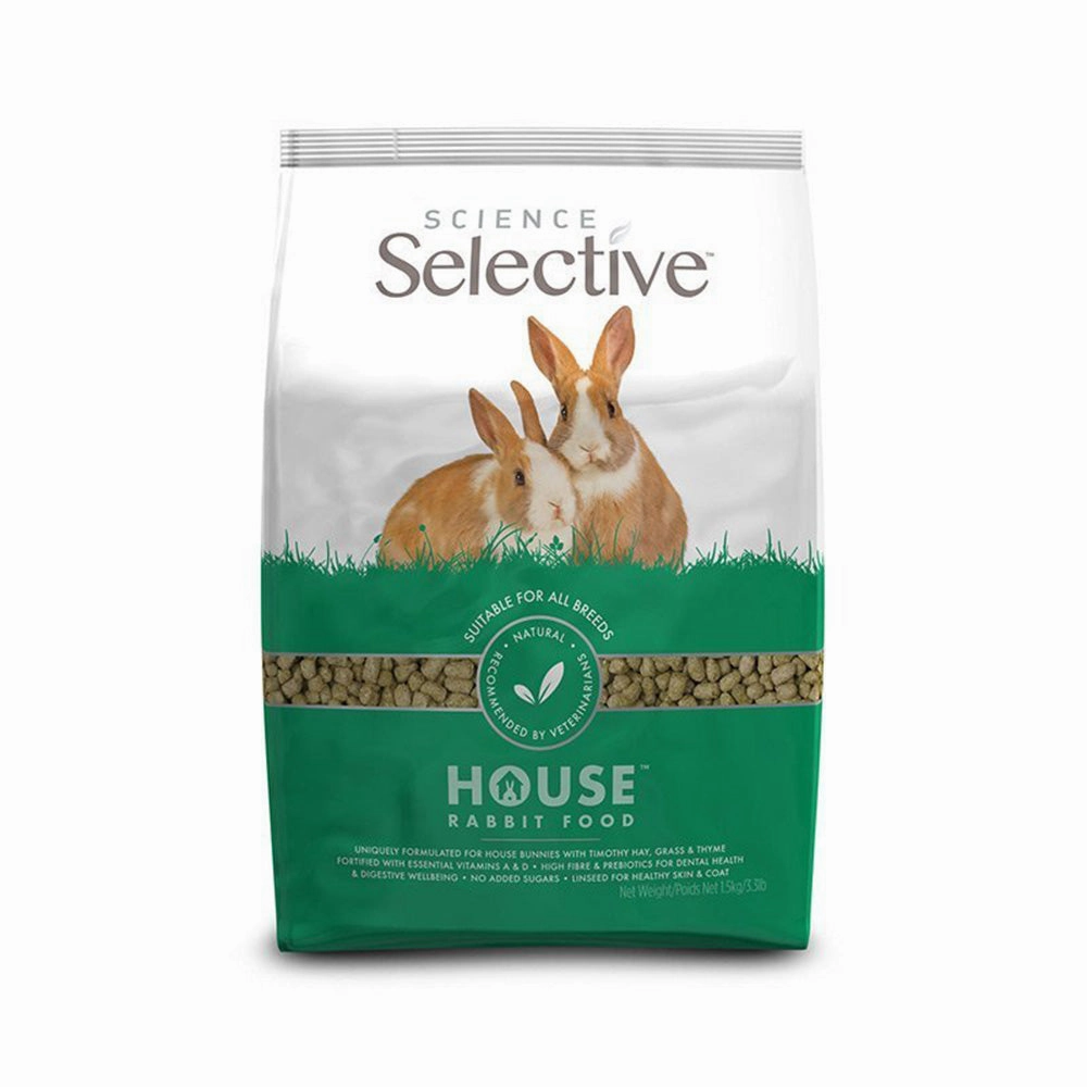 Supreme Science Selective House Rabbit 1.5kg cat vitamins cat digestive aid cat immune support cat joint supplement cat skin supplement