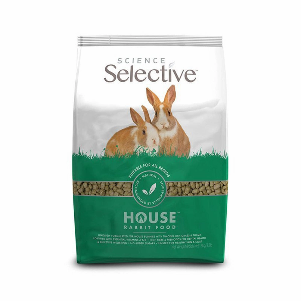 Supreme Science Selective House Rabbit 1.5kg hamster food guinea pig food rabbit hay rodent treats mouse food