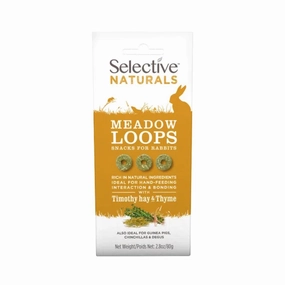 Supreme Science Selective Meadow Loops with Timothy Hay & Thyme 80g cat vitamins cat digestive aid cat immune support cat joint supplement cat skin supplement