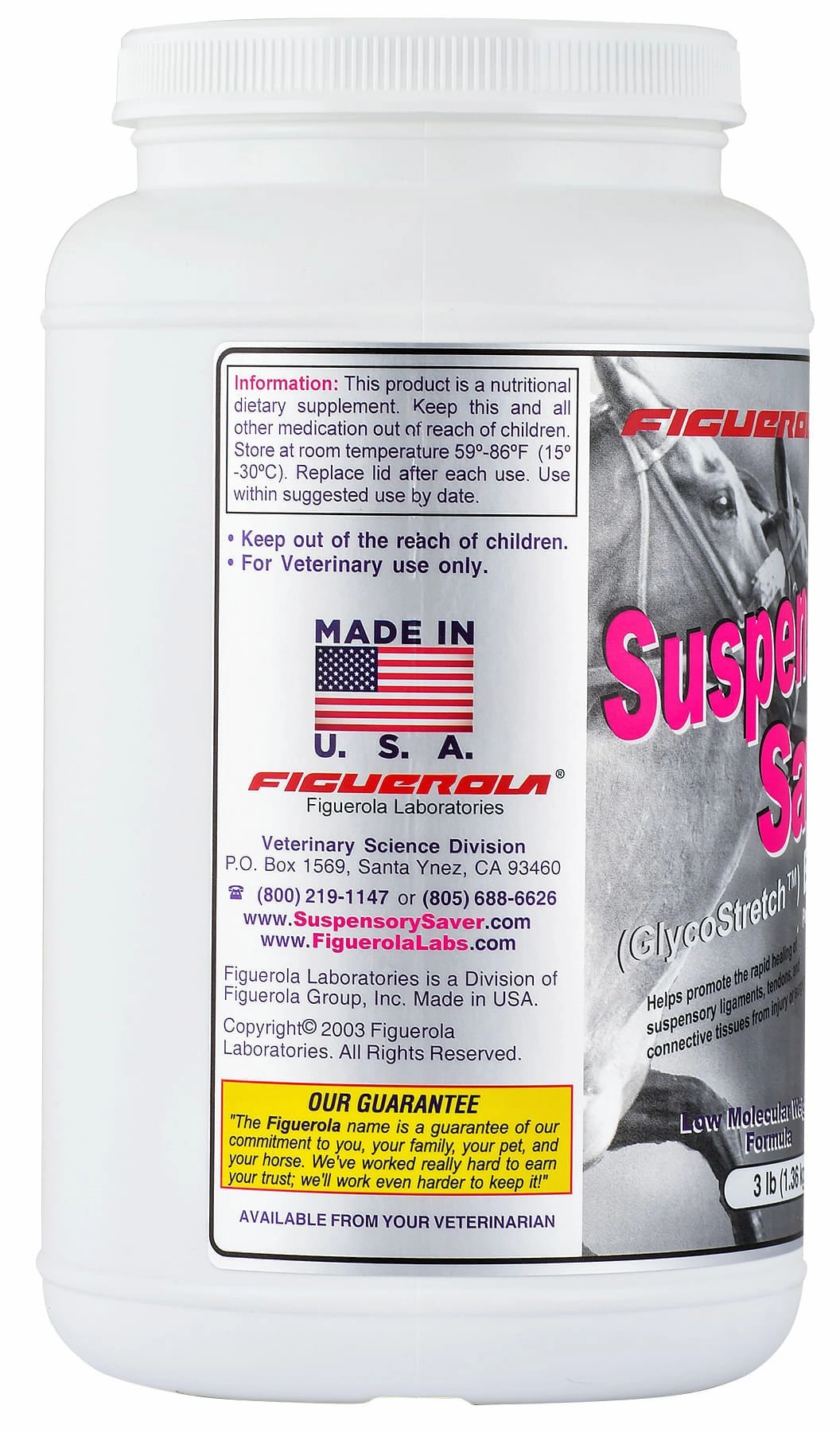 SuspensorySaver Equine Powdered Supplement