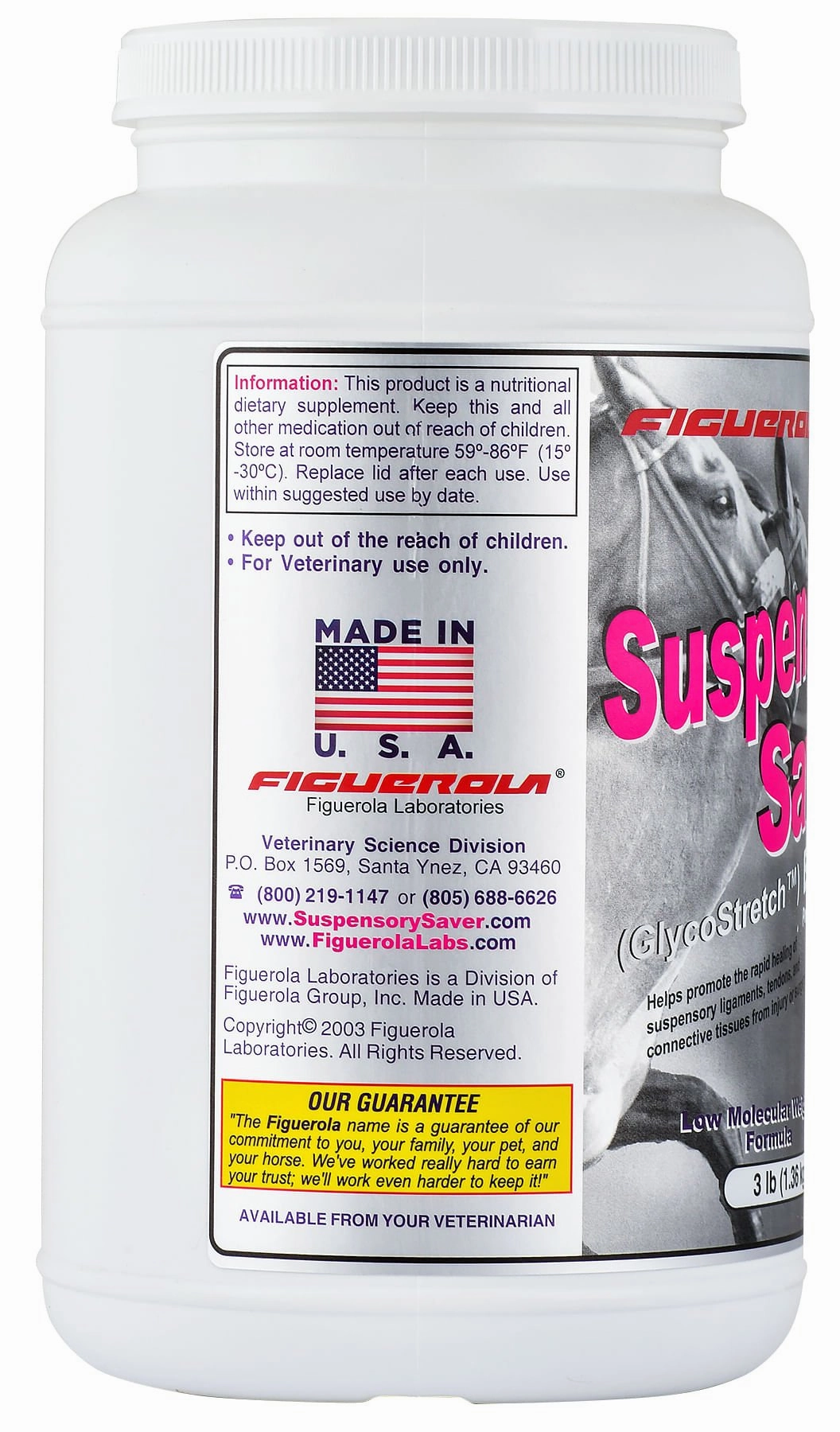 SuspensorySaver Equine Powdered Supplement
