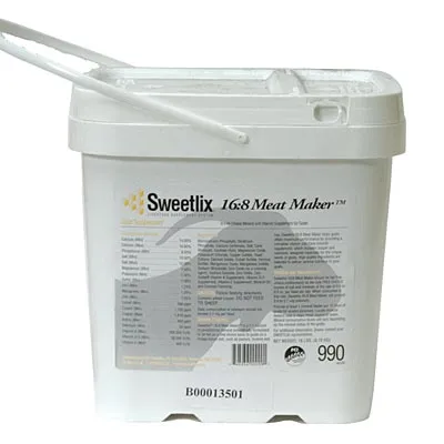 Sweetlix 16:8 Meat Maker Goat Mineral, 18 lb