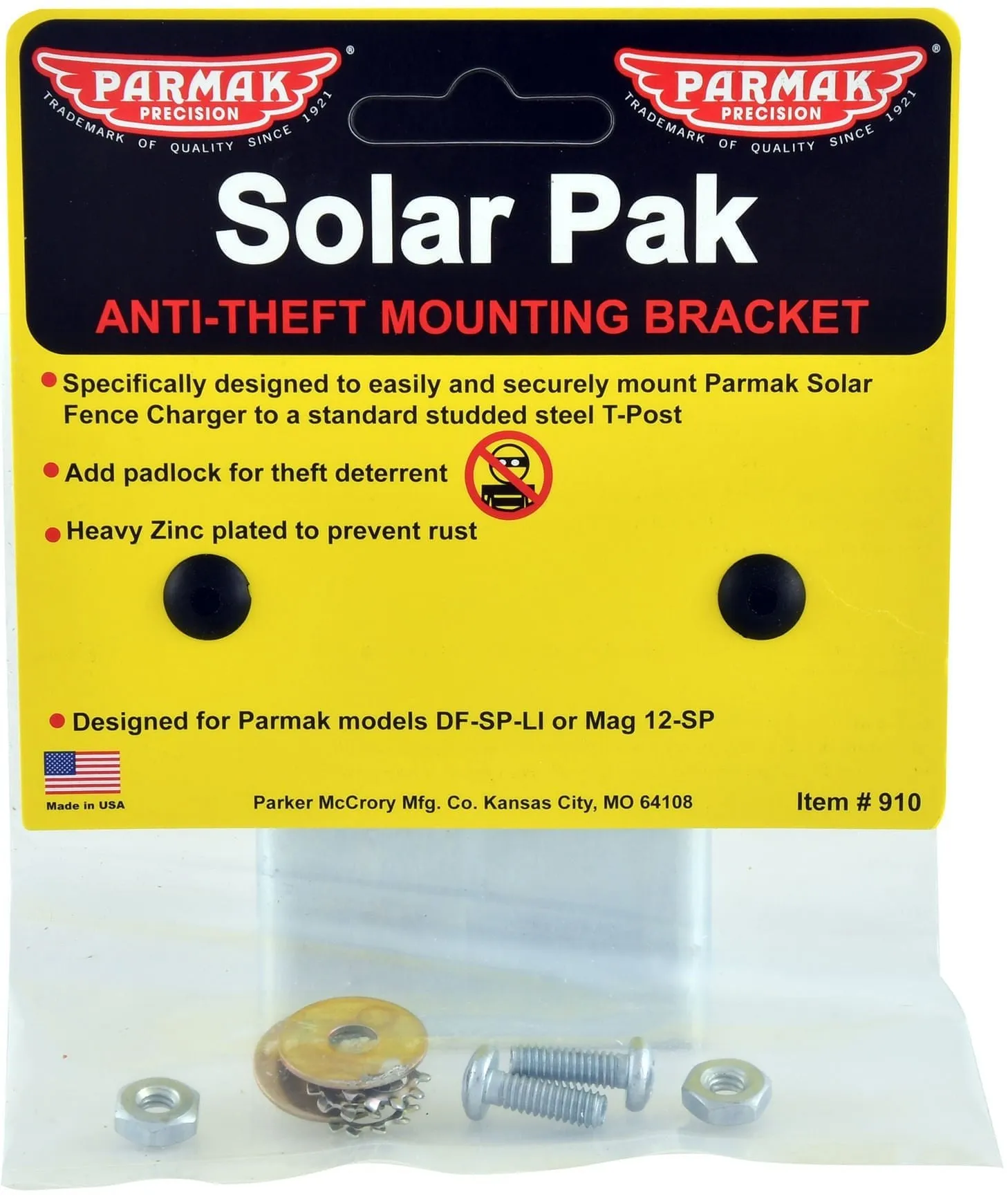 T-Post Solar Pak Mounting Bracket